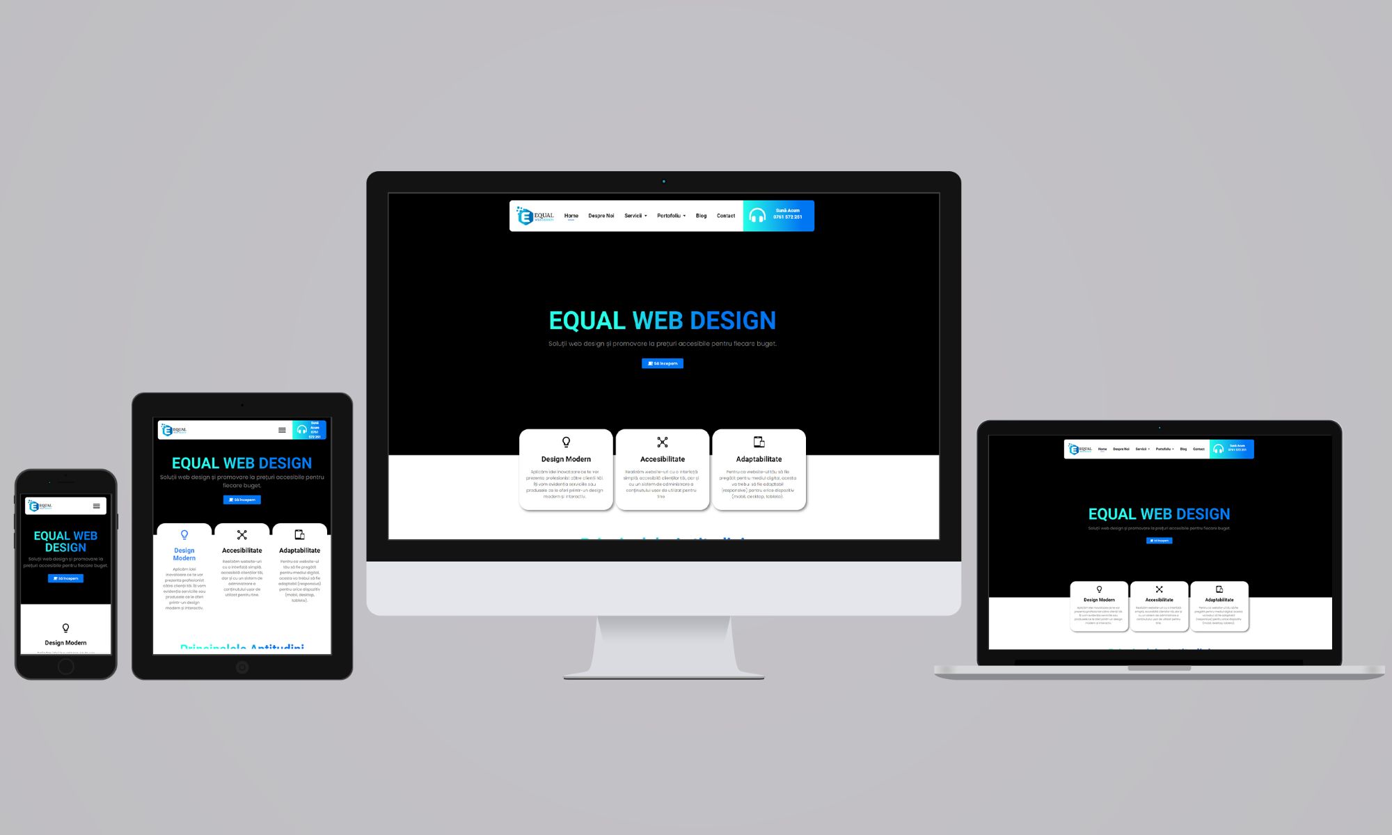 equal webdesign mockup resize