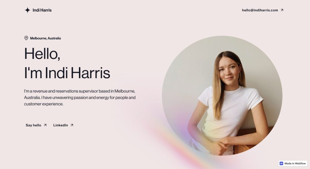 Website tip portofoliu