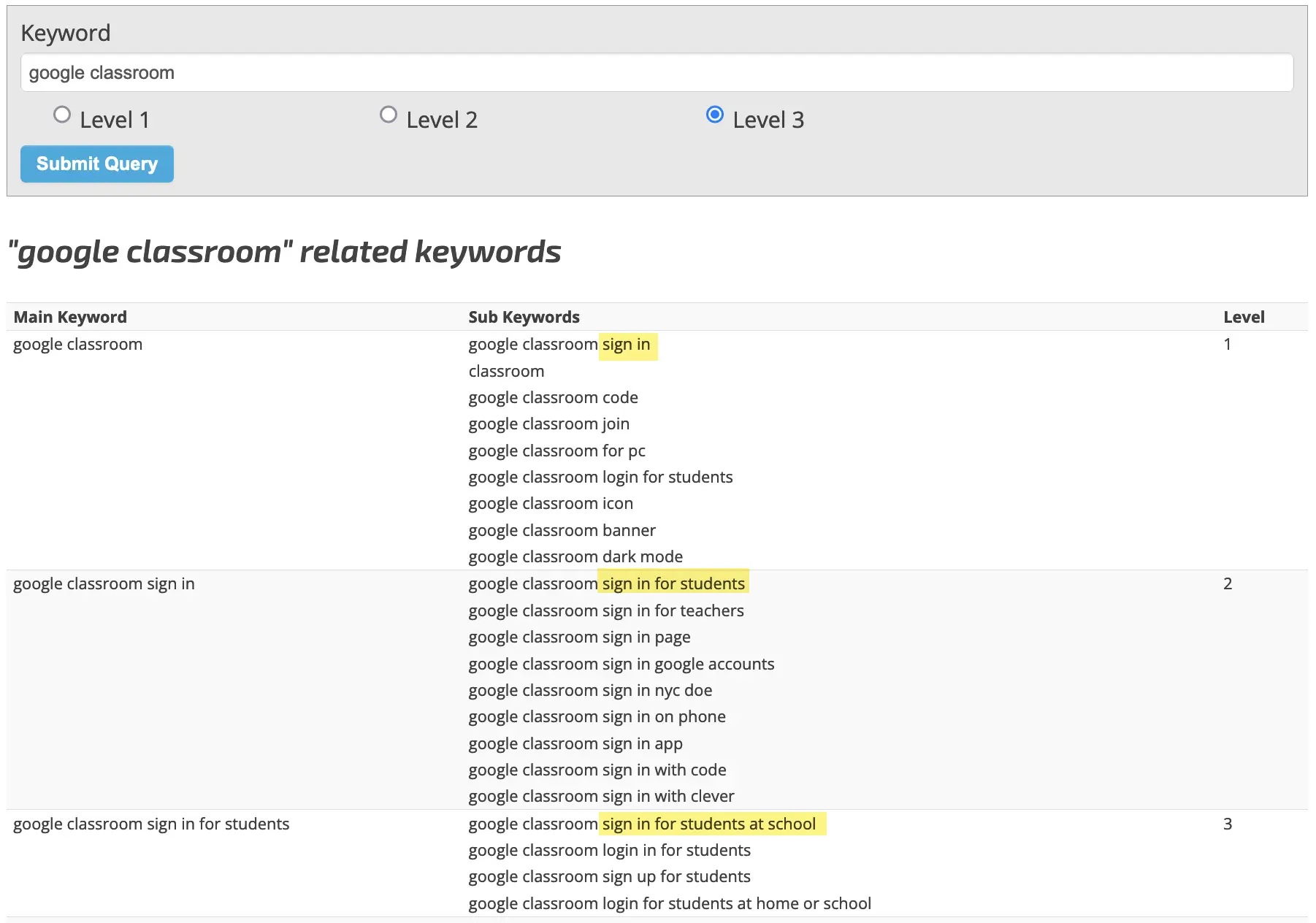 instrument de căutare