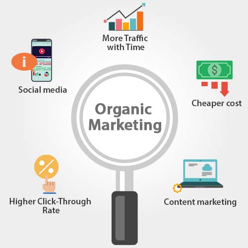 părțile specifice ale marketingului organic