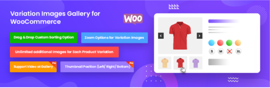 pluginul de mărire a imaginilor variation gallery for woocommerce