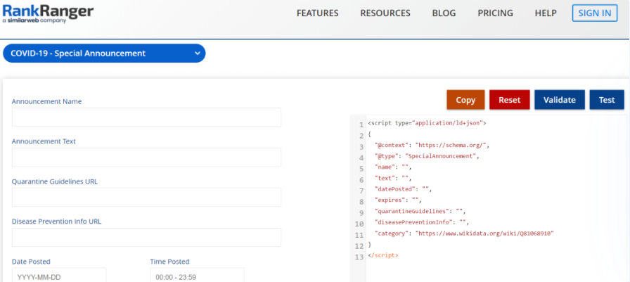 instrumentul pentru date structurate tank ranger