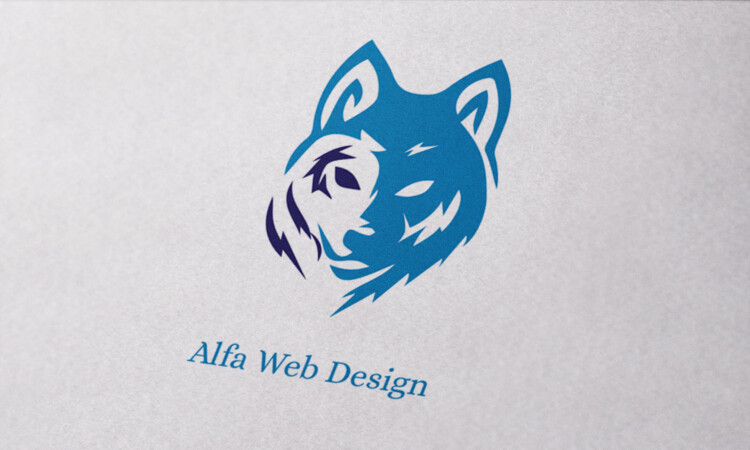 Alfa WD logo mockup