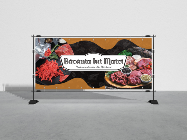 Bacania lui Matei banner mockup