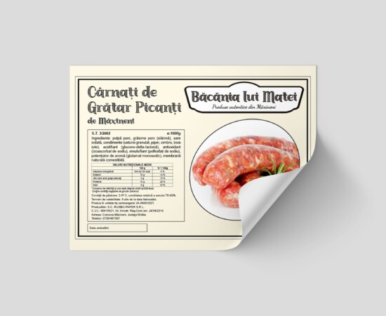 Bacania lui Matei cp sticker mockup