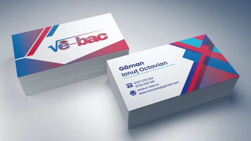 E-bac Business Card Mock-up
