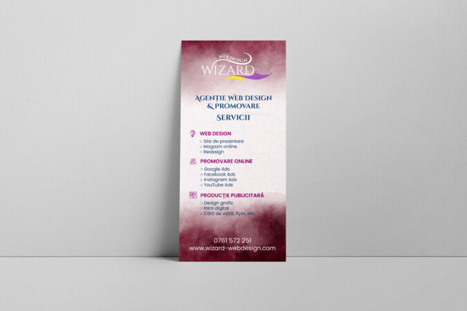 flyer wizard web design