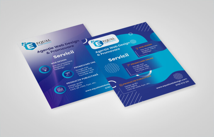 flyer equal web design