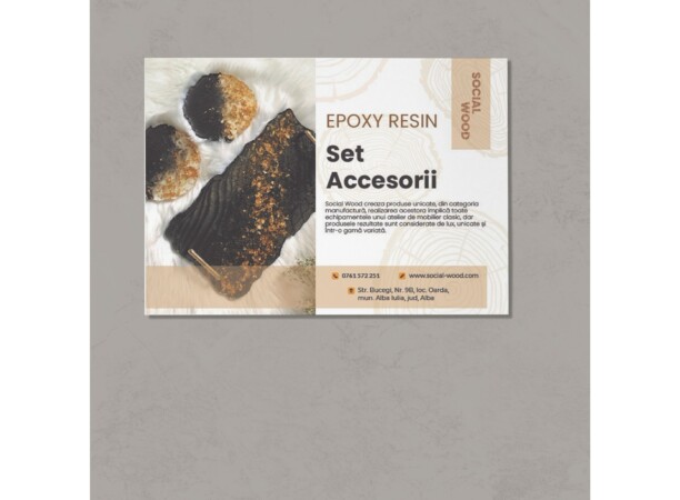 Ombre watercolor poster mockup psd on the wall flyer social wood