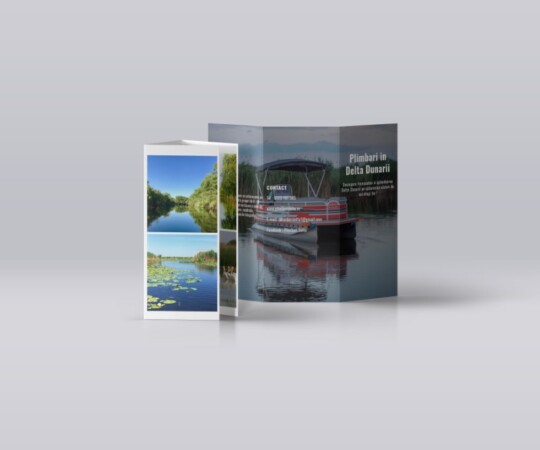 Mock-up brosura Plimbari Delta