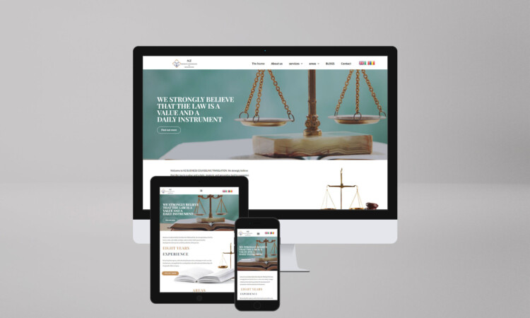 NZ consiliere Website mockup