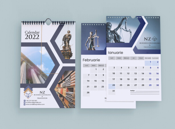 NZ consiliere calendar mockup