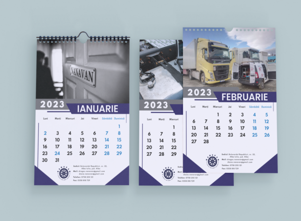 Nanavan calendar A3 mockup