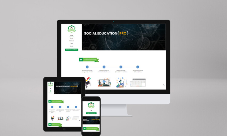 Mock-up site social education