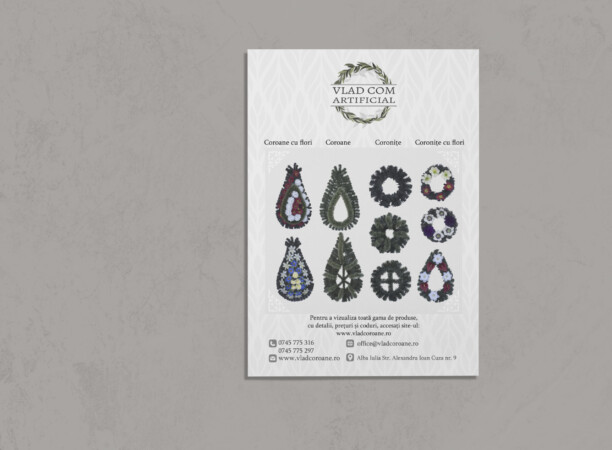 Ombre watercolor poster mockup psd on the wall