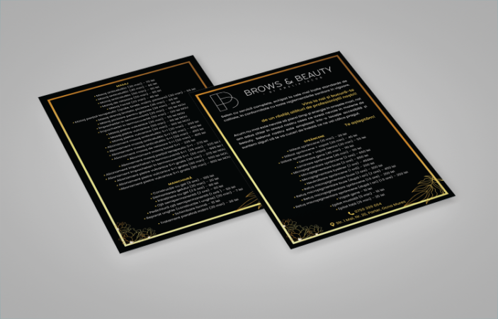 beauty Amelia Iacob flyer 2 mockup