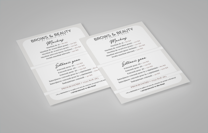 beauty Amelia Iacob flyer oferta 2 mockup