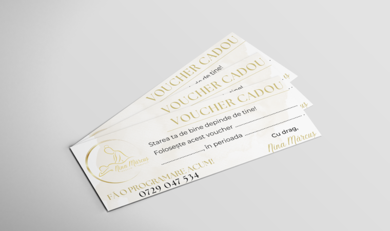 nina marcus voucher Mockup
